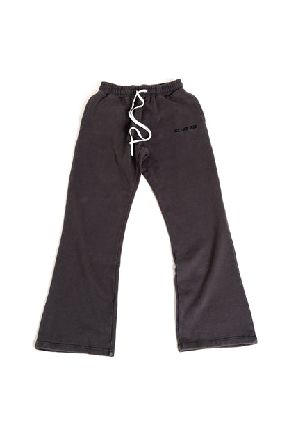 CLUB 22 WASHED STRAIGHT LEGGED PANTS - VINTAGE GREY